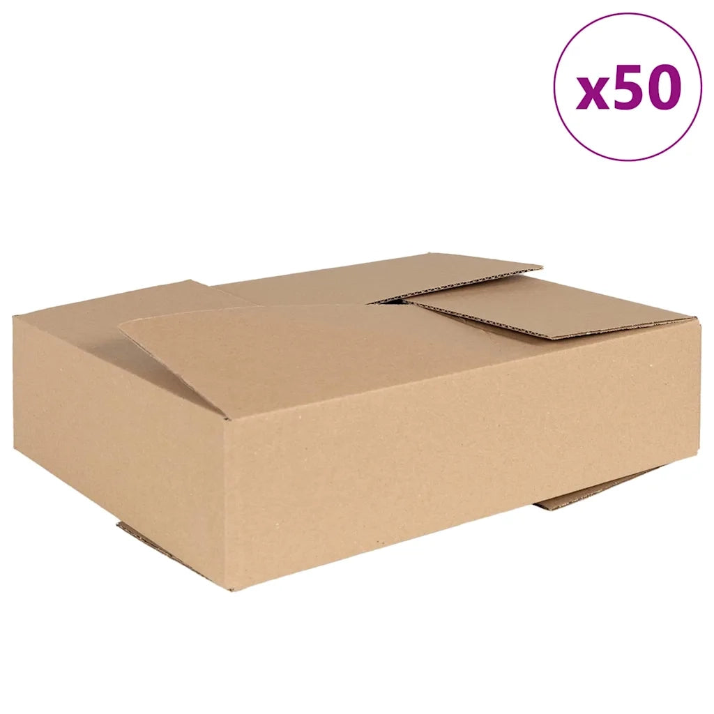 Scatola Pieghevole 50 pcs Naturale 40 x 30 x 10 cm Cartone 4106570