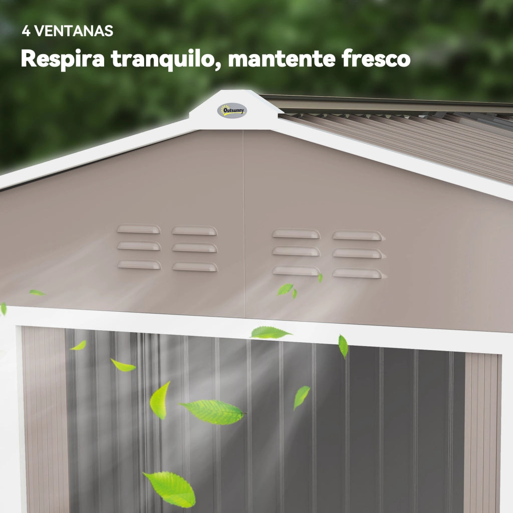 Casetta da Giardino ¨C Minimal ¨C Grigio Chiaro 277x195x192 cm