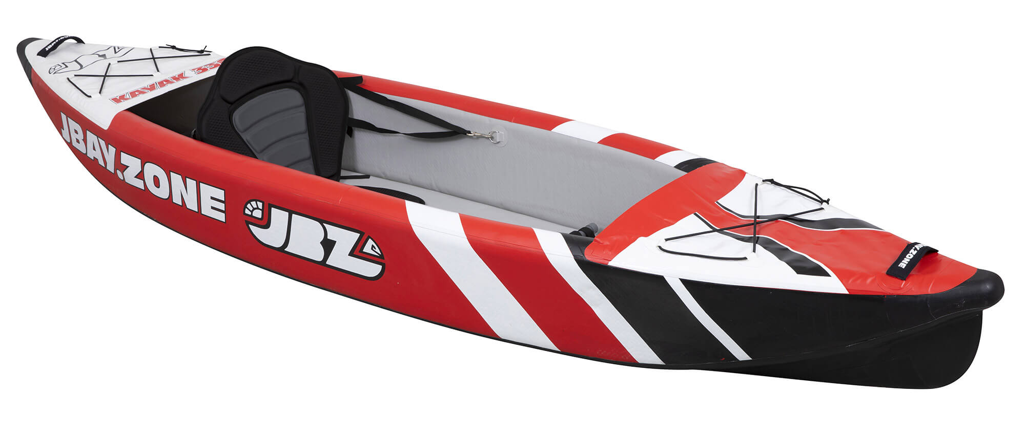 Kayak Gonfiabile Monoposto 330x78 cm con Pagaia Zaino e Accessori Jbay.Zone 330