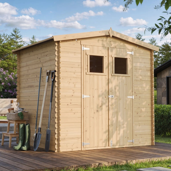 TIMBELA M369 Casetta da Giardino in Legno - 4,33 m2