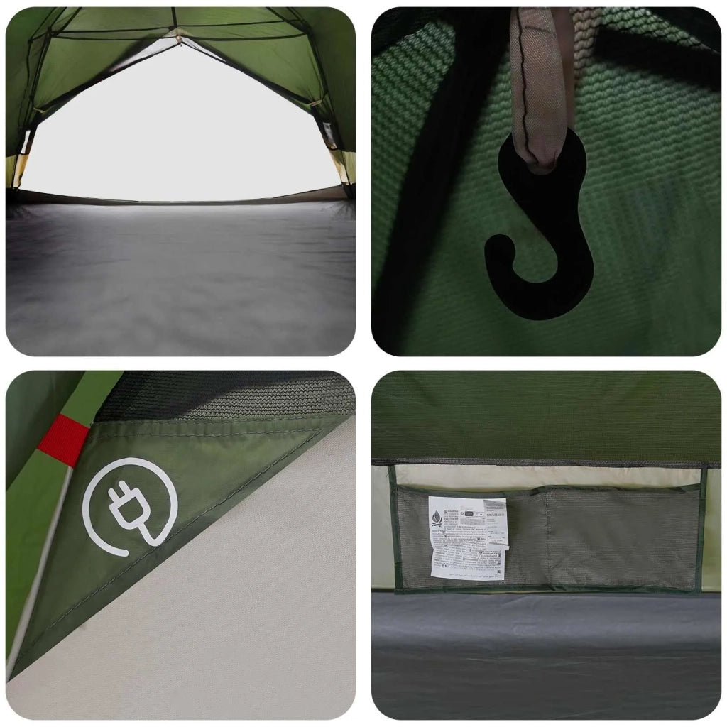 Tenda da backpacking Verde 4 persone 42017412