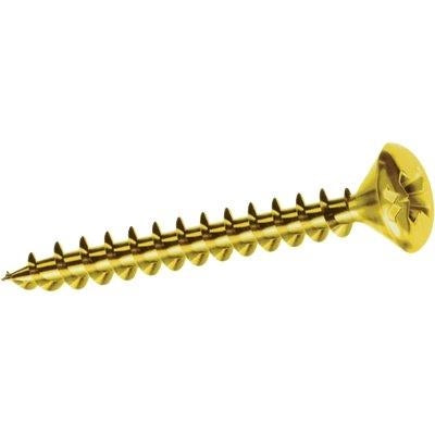 VITE TRUCIOLARE TSC OTTONATA PANELVIT MUSTAD - CAVA PZ FILETTO INTERO 3,5X20 CF=PZ 500- 1 confezioni