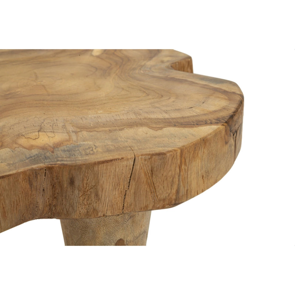 Sgabello Basso Natura 12, Marrone, Legno, 35x35x45 cm