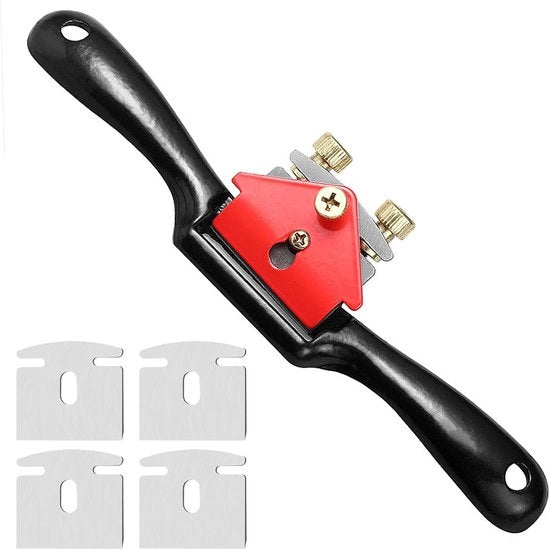 Schaafschaaf per legno adattabile - Incluso 4 contenitori di riserva - Lame metalliche