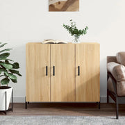 Credenza Rovere Sonoma 90x34x80 cm in Legno Multistratocod mxl 104662