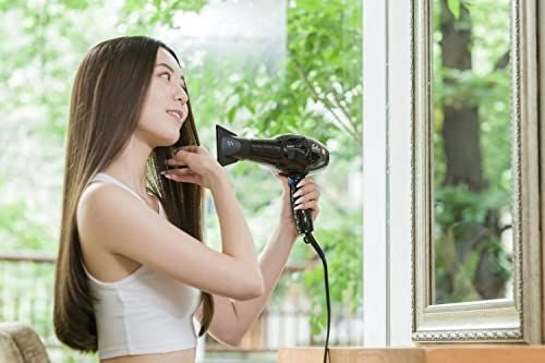Solis 96812 Swiss Perfection 360 Asciugacapelli 2300 W Tecnologia IonicPRO Cavo 360° 3 Temperature 2 Velocita' Beccuccio per Styling incluso colore Nero