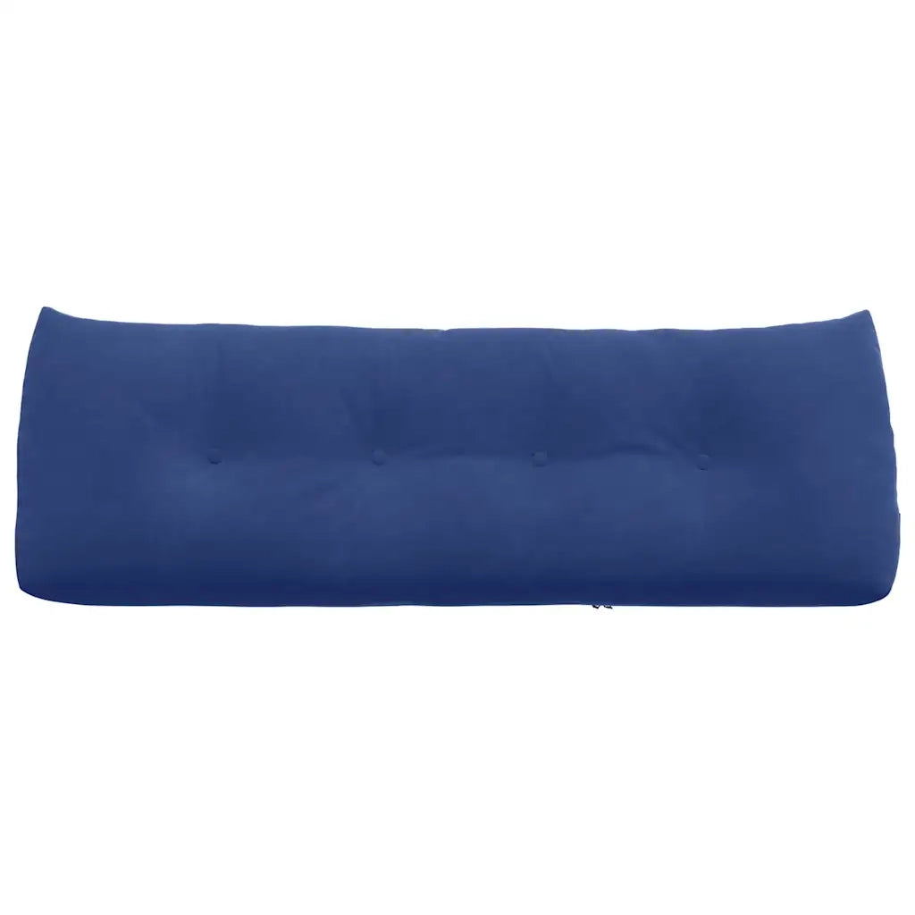 Cuscino per Schiena Blu Polizia 140 x 24 x 50 cm Velluto