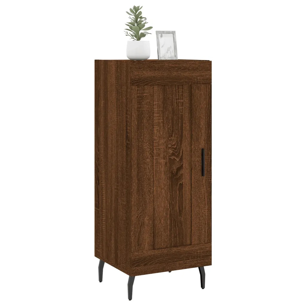 Credenza Rovere Marrone 34,5x34x90 cm in Legno Multistrato 830467