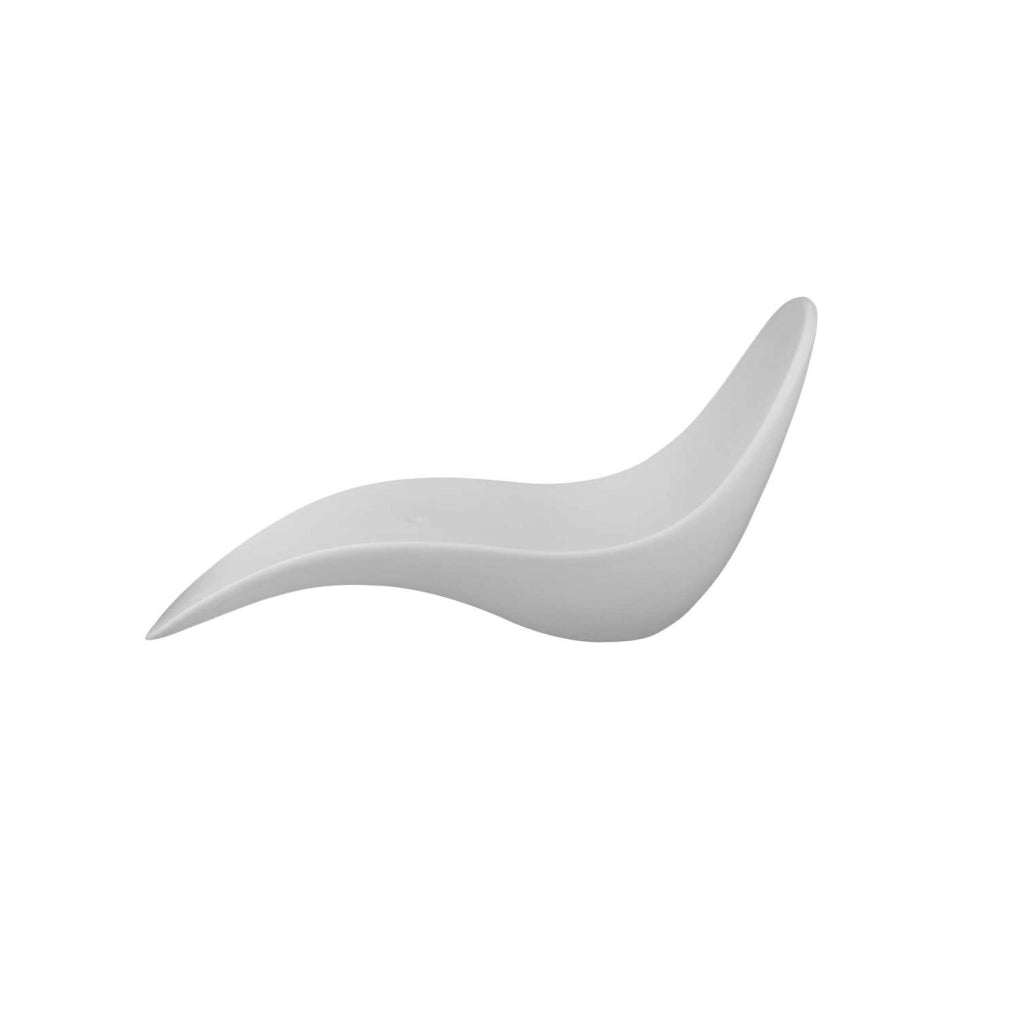 Sined Sirio Chaise Longue Moderna Realizzata In Pe Di Alta Qualita Resistente Ai Raggi Uv Bianco