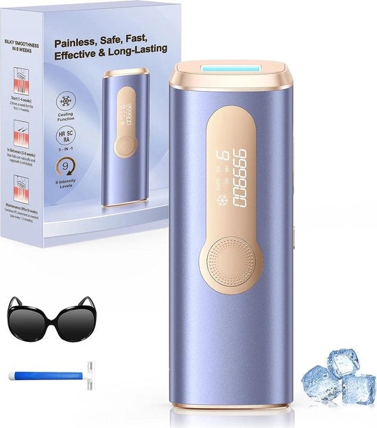 Apparecchio di depilazione a laser - Depilazione laser - Laser per la depilazione - Depilazione a casa - Epilatore - Epilatore per la cura del corpo