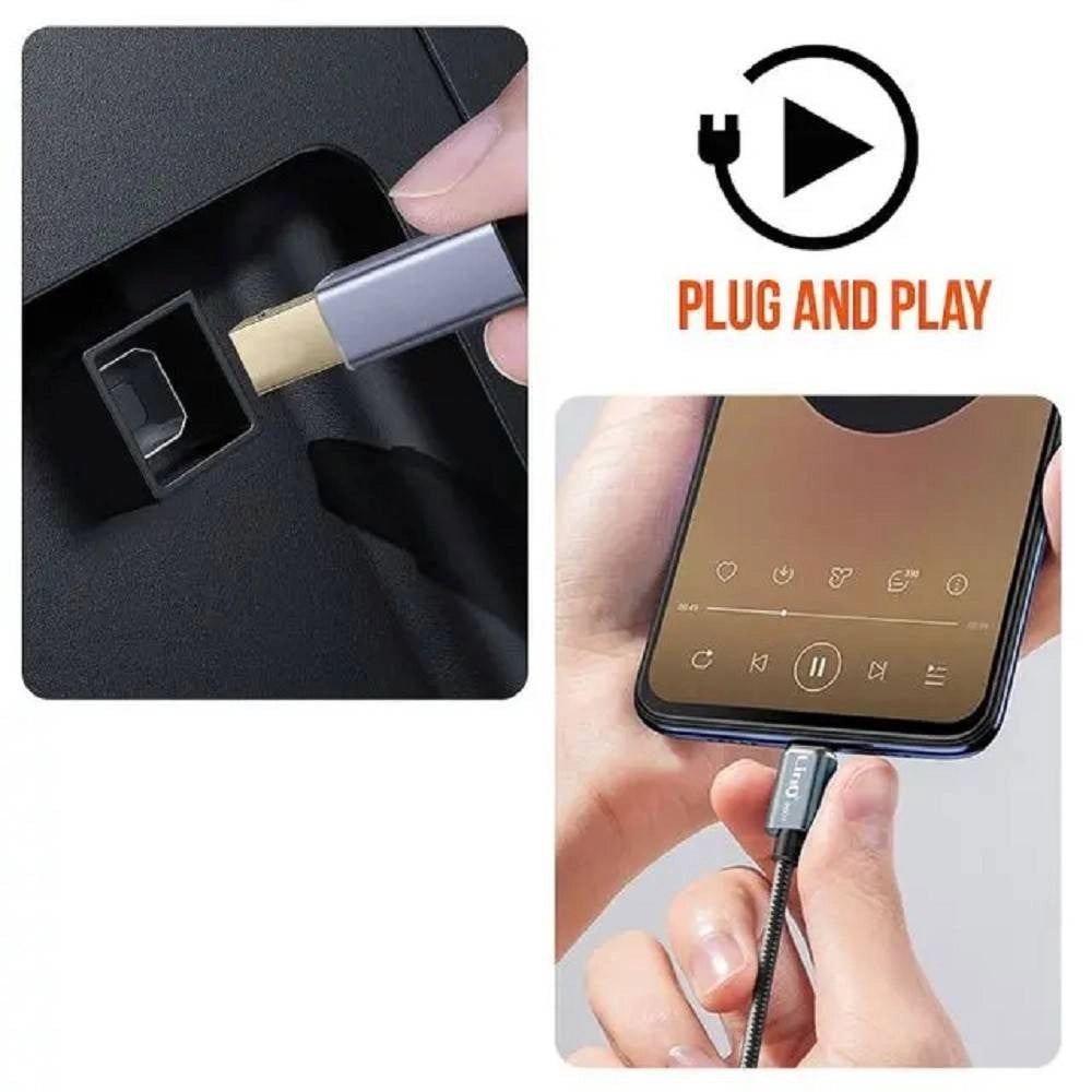 Trade Shop - Cavo Da Lightning A Usb Type-b Per Stampante Pianoforte Elettronico 1.5mt Ip8820 -