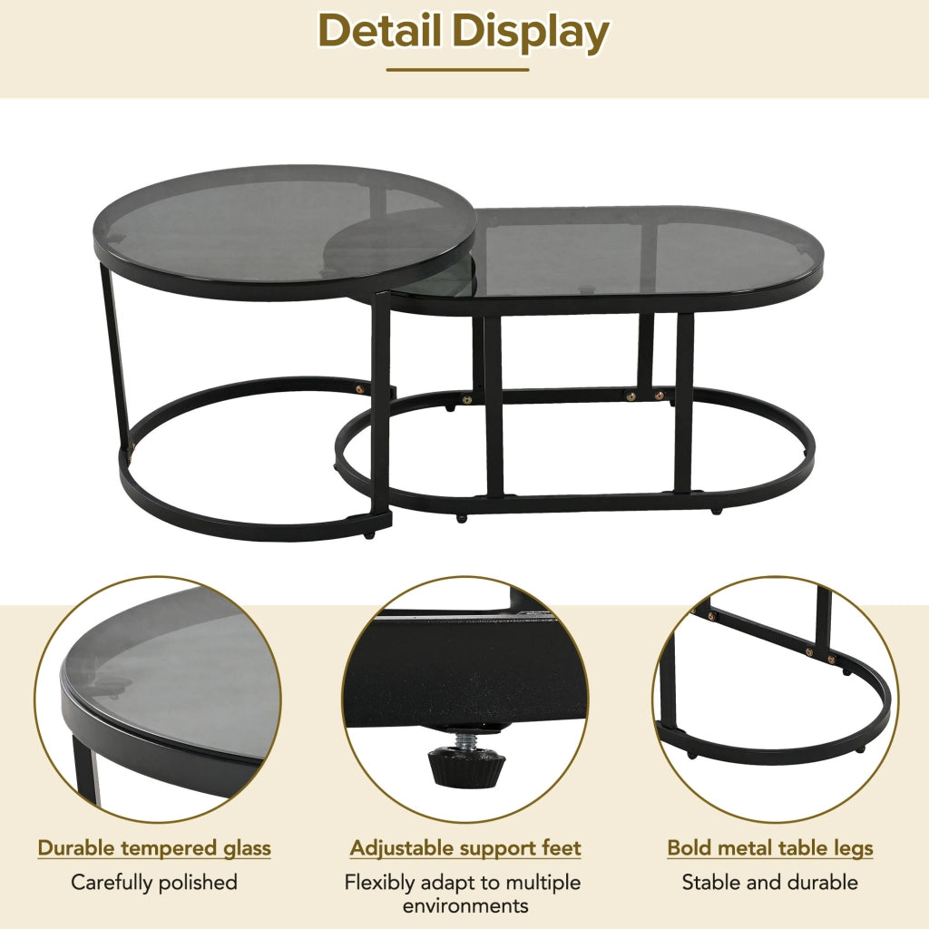 Set di mobili da giardino con telaio in ferro zincato set di mobili da giardino in corda corda grigia gambe regolabili piano tavolo liscio in vetro set per 5 persone inclusi tutti i cuscini di sedile e schienale
