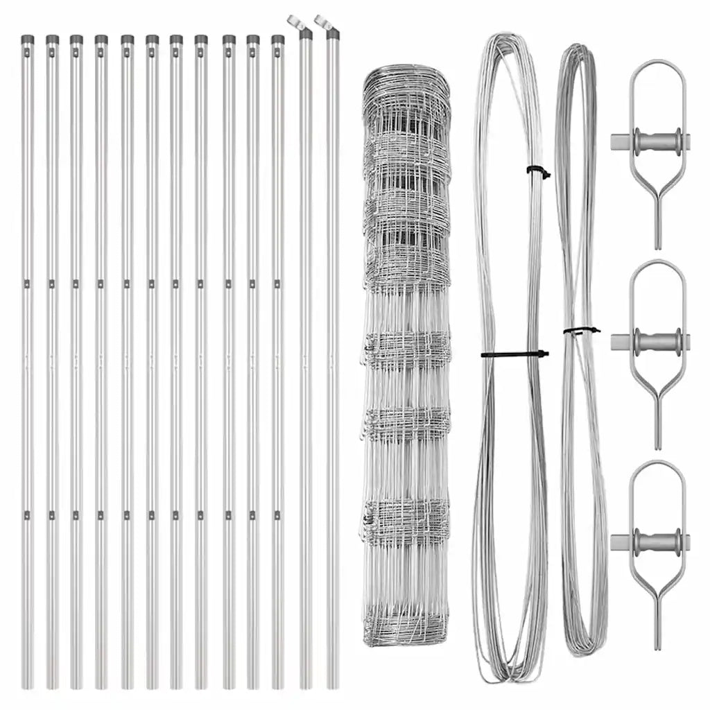 Palo della recinzione Zincato 25 x 1 m Acciaio 3351338