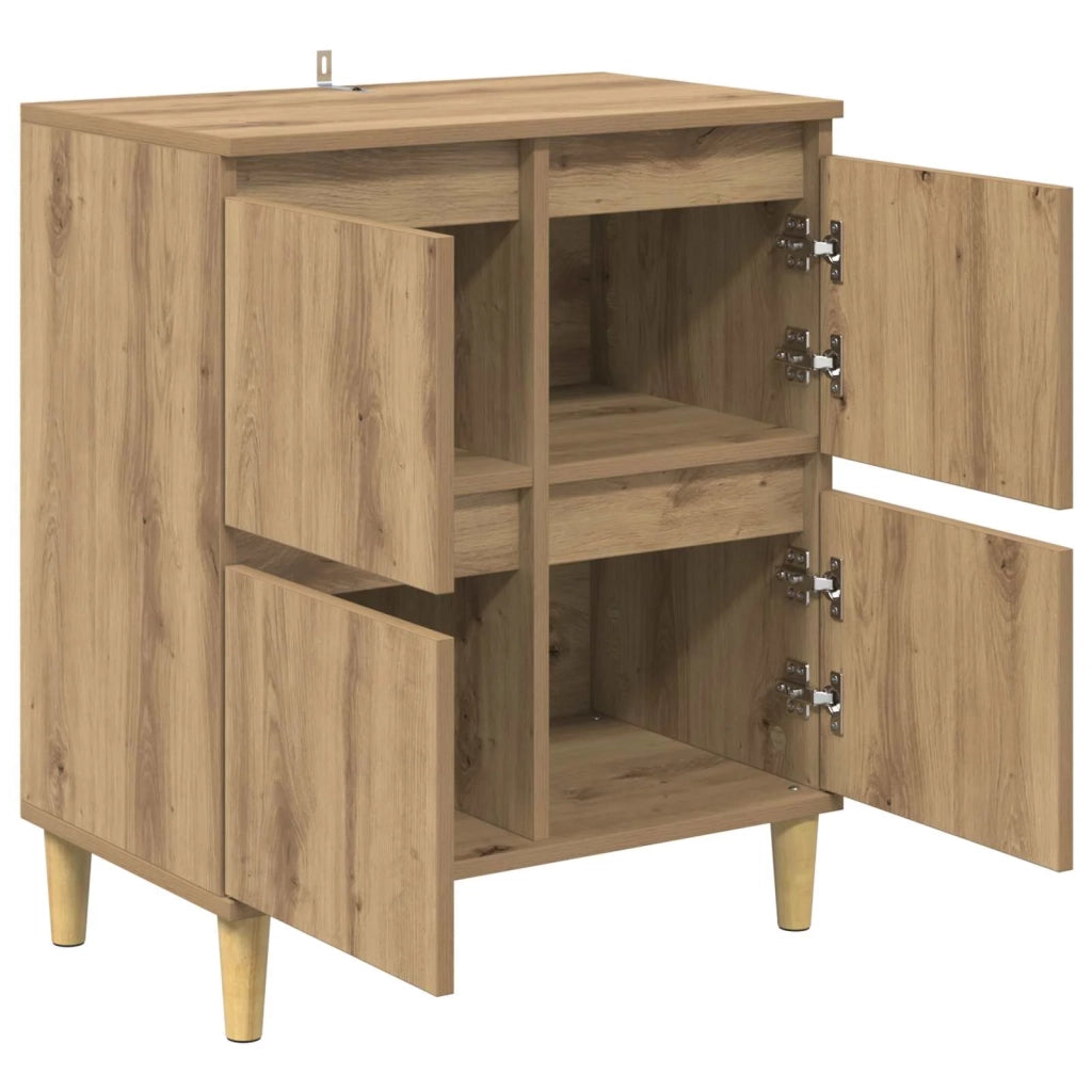 Credenza Rovere artigianale 60 x 35 x 70 cm Legno multistrato