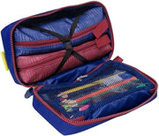 Penne 3 in 1 per giovani - penne tascabili in poliestere con chiusura a zip - multicolore - prodotto ufficiale