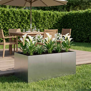 Vaso da giardino Argento 120 x 80 x 60 cm Acciaio Inox 8005929