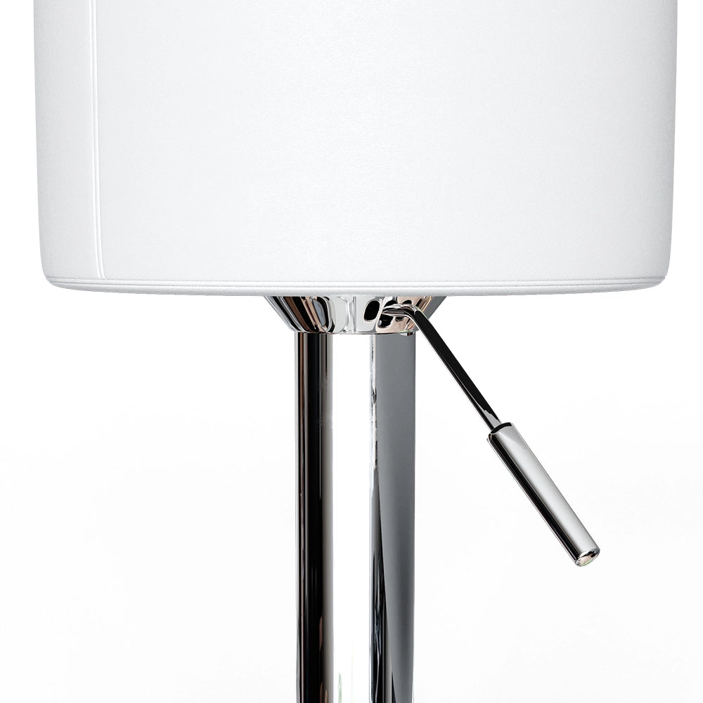 Vicco Set di 2 sgabelli da bar Bianco 33 x 92 cm 2 parti