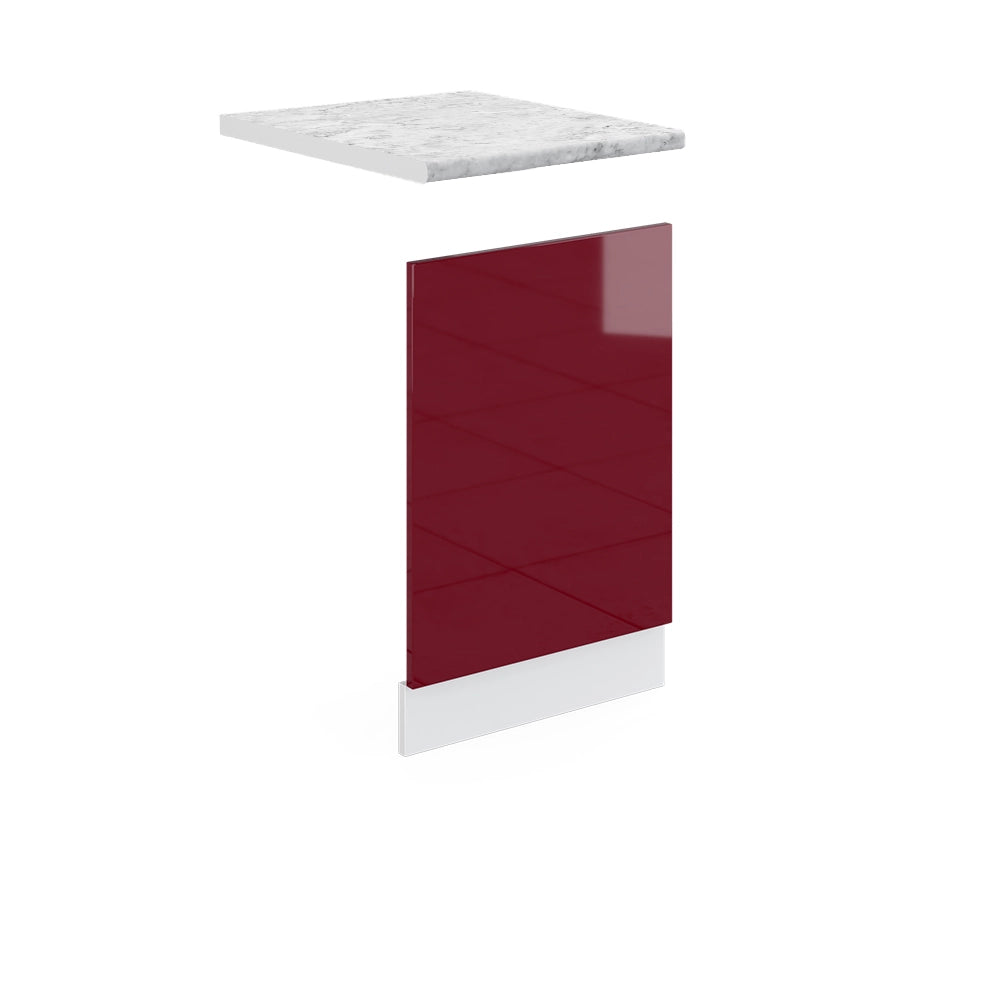 Vicco Pannello frontale Rosso lucido 45 cm , PL Marmo