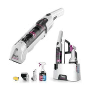 Shark HX100EUT Aspirapolvere Senza Filo 100W Smacchiatore Nero Rosa Bianco