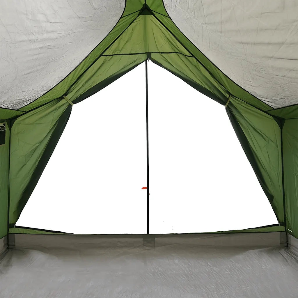 Tenda da Campeggio per 5 Persone Verde Impermeabile