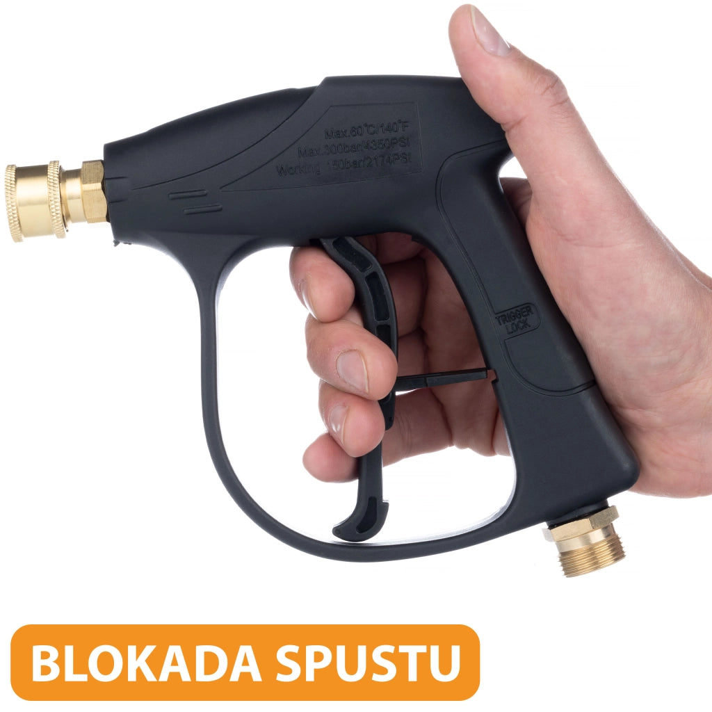 Pistola per Idropulitrice Rosfix 4350PS – Design Ergonomico, Materiali Resistenti | Pressione Max 300 BAR, Temp Max 60°C