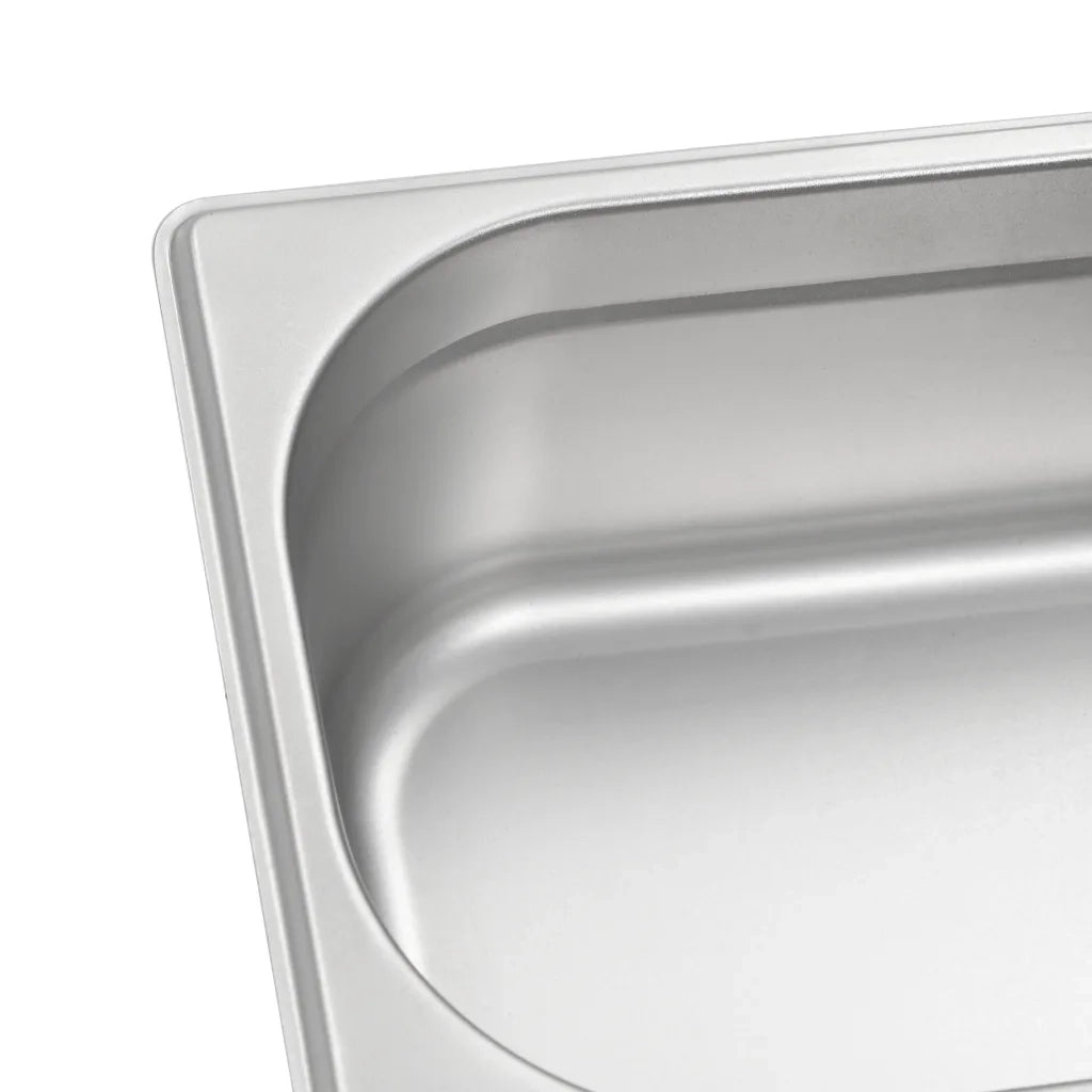 Contenitori Gastronorm 8 pz GN 1/4 100 mm in Acciaio Inox CFW7776129