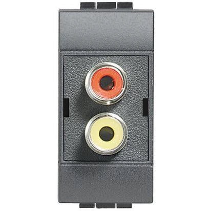 Living Int - Modulo doppio RCA - L4269R