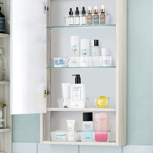 Set 25 Contenitori Organizer per Cassetti in Plastica Trasparente Divisorio Salvaspazio