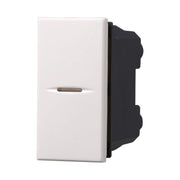 Deviatore Assiale 1P 16A Unipolare Colore Bianco Compatibile Con Bticino Axolute
