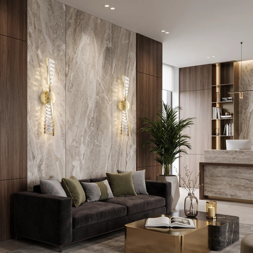 Applique Da Parete Led App1951-w 50 Cm Gold