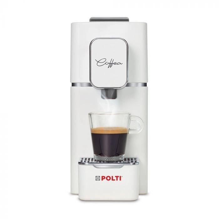 Polti Macchina da Caffe' Coffea Cs15w con 54 Cialde Bianca