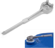 Chiave per barilotto professionale - Koppelingtang - Alluminio - Adatto per 10/15/20/30/55 Gallon - Argento - Dimensione apertura bocca 3,5-14 cm - Chiave per barilotto