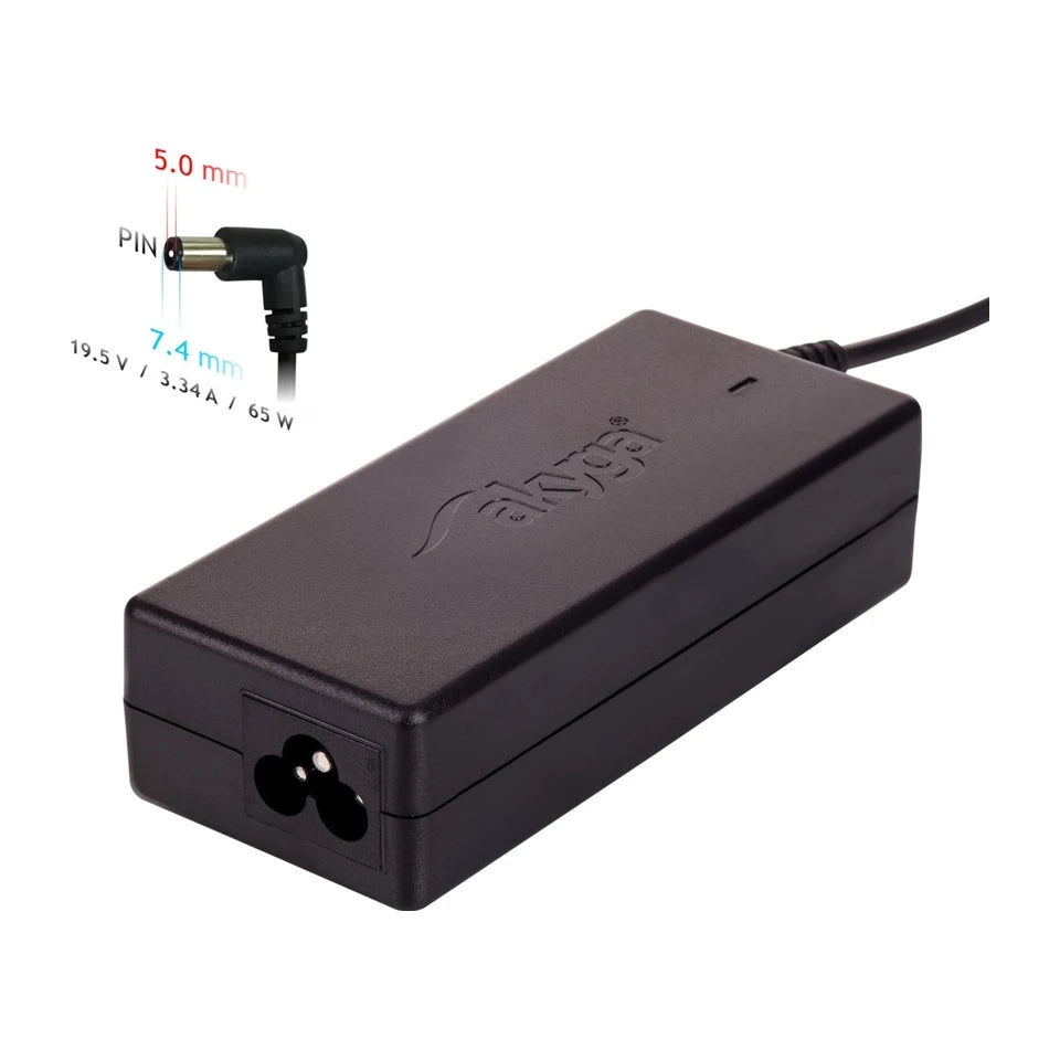 Akyga AK-ND-05 adattatore di alimentazione/inverter da interno 65 W nero