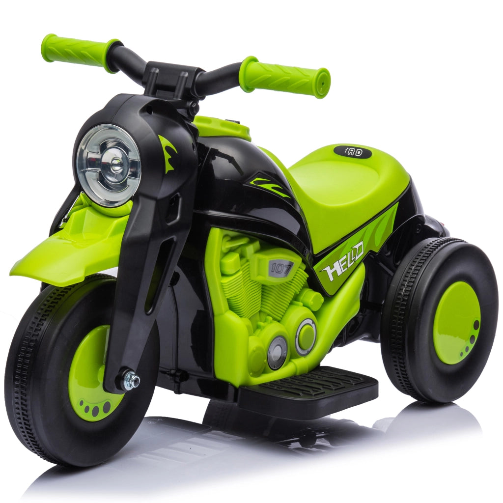 Moto Elettrica per Bambini Verde ¨C zephmum ¨C 3 km/h 30 kg