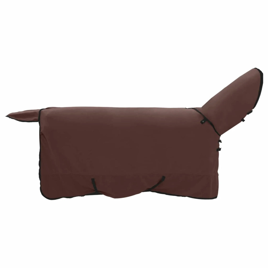 Coperta per Cavalli Marrone Scuro Completo 165 cm Poliestere CFW9333114