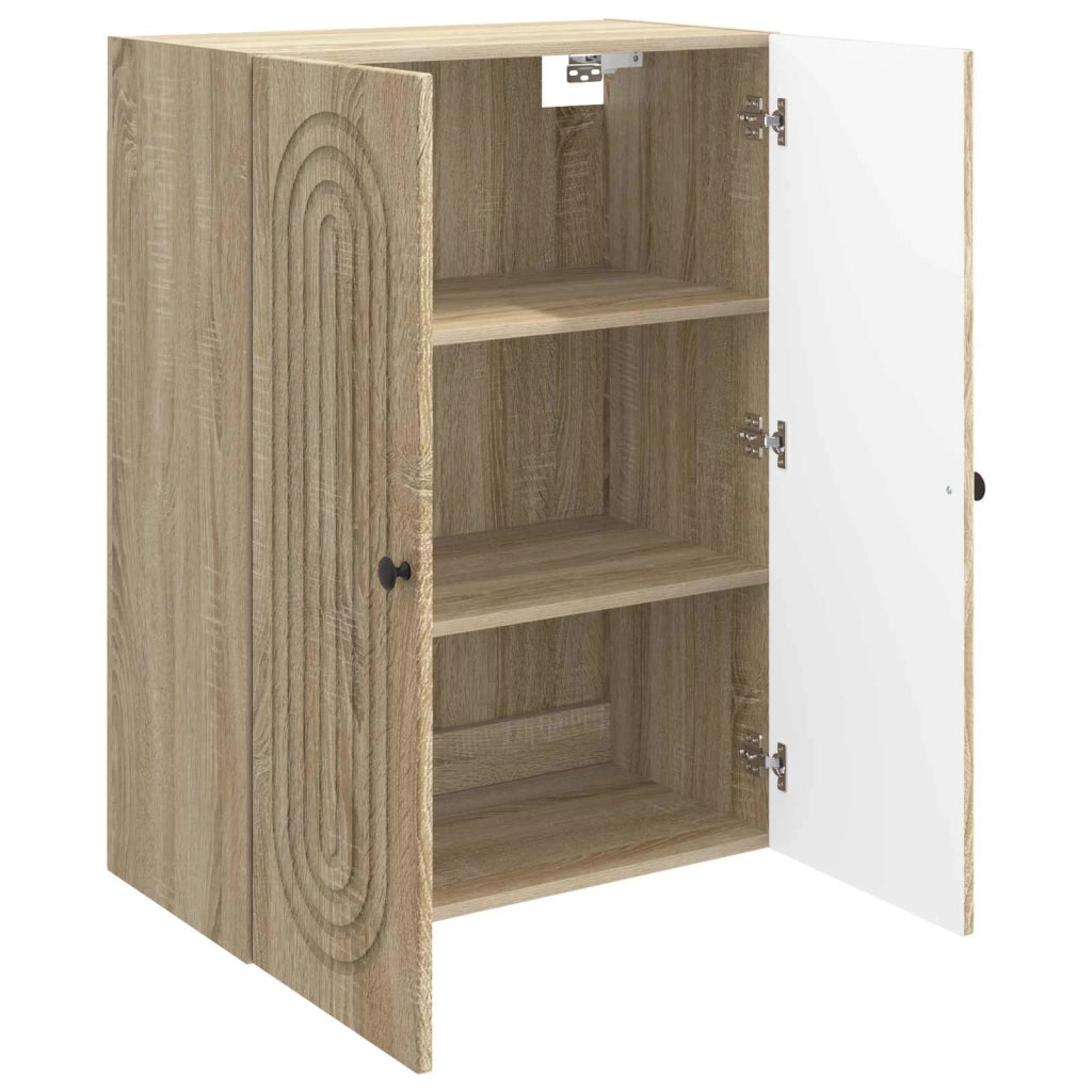 Mobiletto a muro Rovere Sonoma 66 x 34,5 x 90 cm 898057
