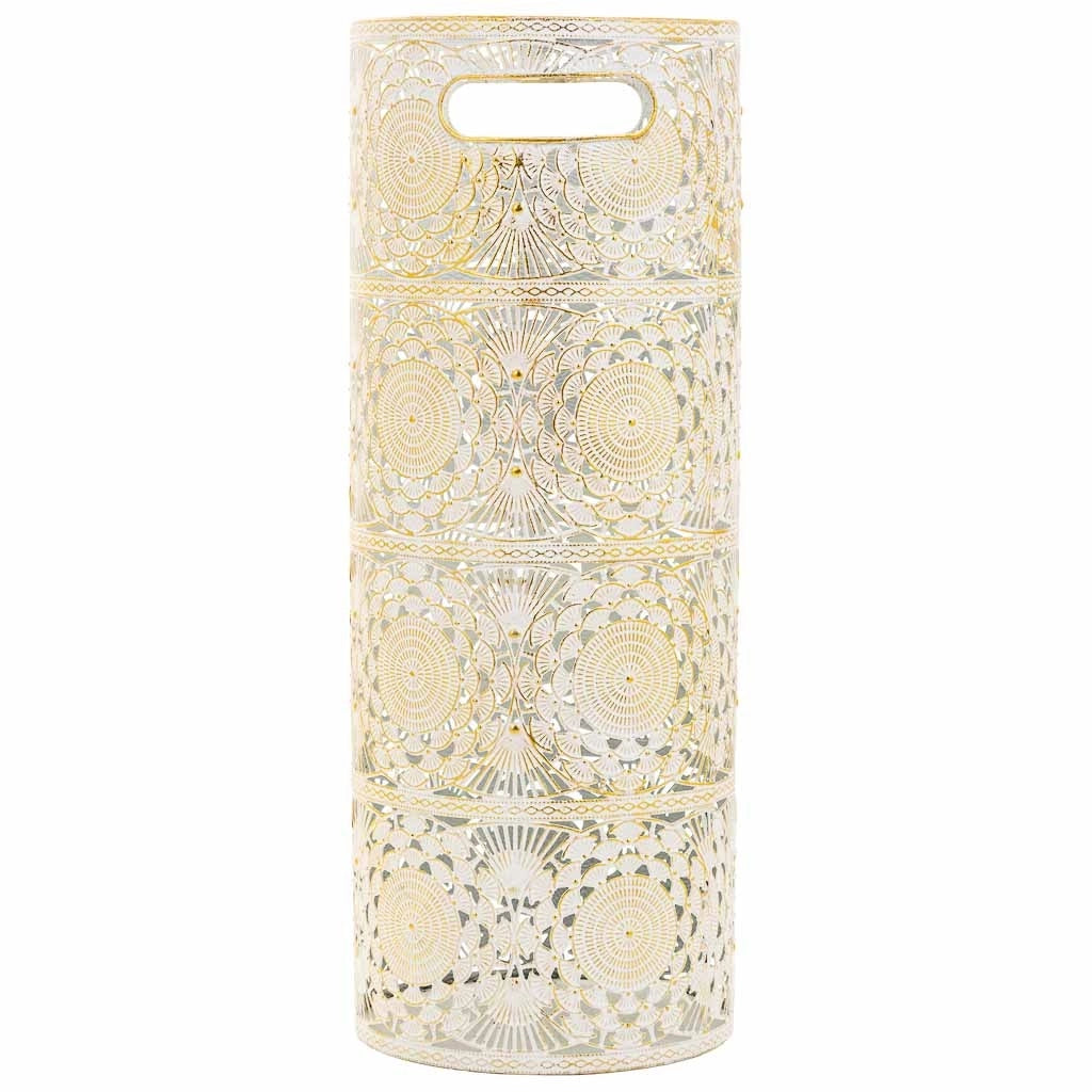 Portaombrelli metallo bianco 20x20x53h cm