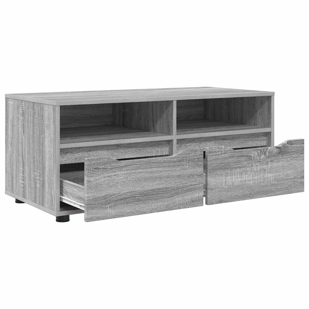 Mobile TV Grigio Sonoma 100 x 48 x 43 cm Legno multistrato 888933