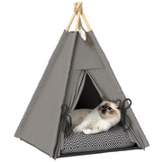 Letto per animali in stile tipi con cuscino ¨C zephmum ¨C grigio