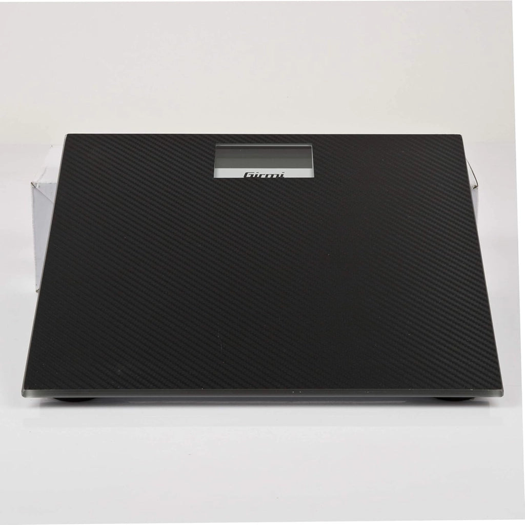 Bilancia Pesapersone in Vetro 3D Effetto Carbonio BP2700 Max 150kg GIRMI