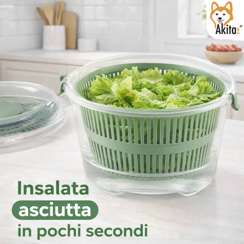 Akitaink Centrifuga Insalata 4,4 L BPA Free