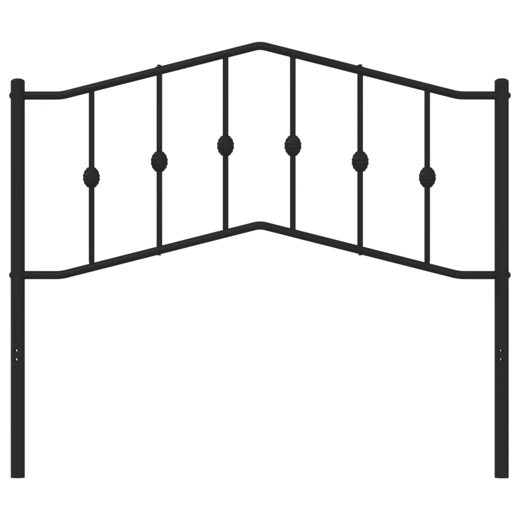 Testiera in Metallo-Testiera in Ferro-Testata Nero 107 cm 242556