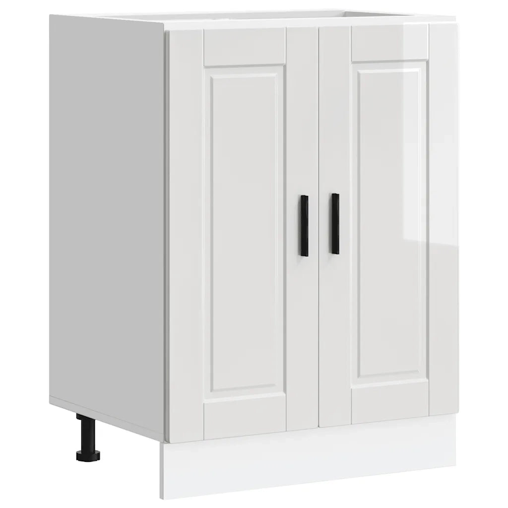 Base da Cucina Porto Bianco Lucido in Legno Multistrato 853919