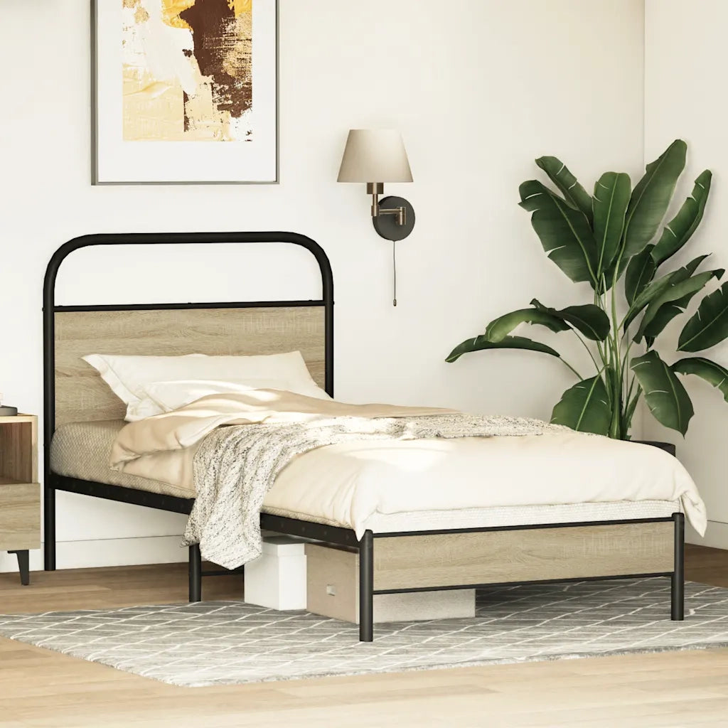Giroletto senza Materasso Rovere Sonoma 75x190 cm in Truciolato 4100400