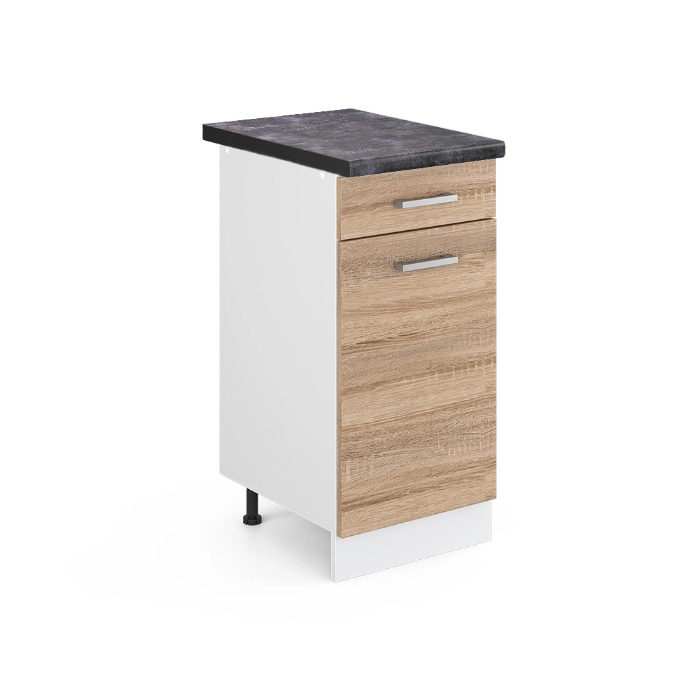 Vicco Mobiletto base per cucina Sonoma 40 cm , PL Antracite