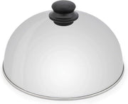 Accessorio per Barbecue in Acciaio Inox - 30 cm Coperchio per Carne e Pesce