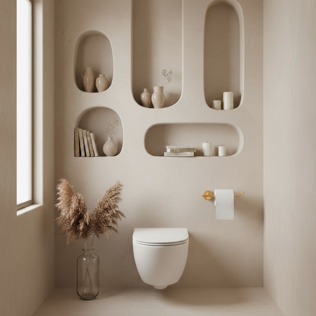 Porta Carta Igienica Tomi 5809 Brush Gold