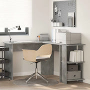 Scrivania ad angolo Grigio cemento 140 x 113,5 x 75 cm 869557