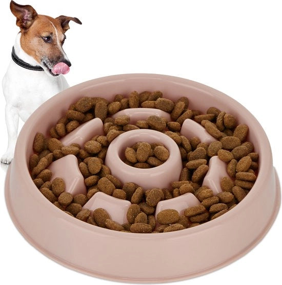 Ciotola per cani - 550 ml - resistente allo shock - 550 ml - resistente al lavastoviglie - ciotola per cani - rosa