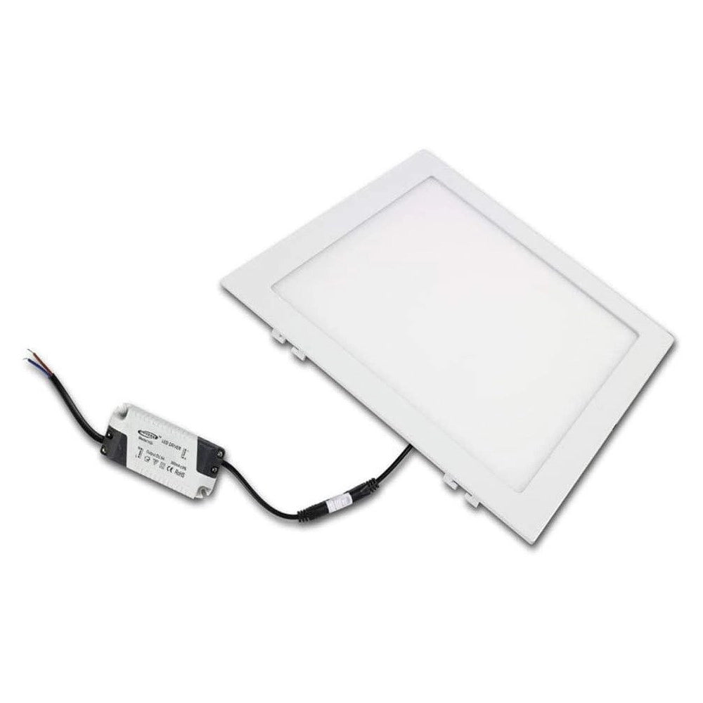 Trade Shop - Pannello Faretto Led 18w Ad Incasso Slim Luce Bianca Calda Neutra Tondo Quadrato -